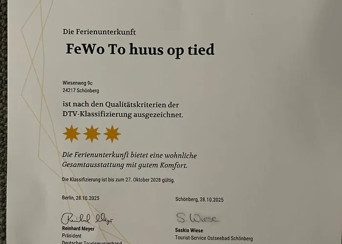 Appartement To Huus Op Tied Schönberg in Holstein